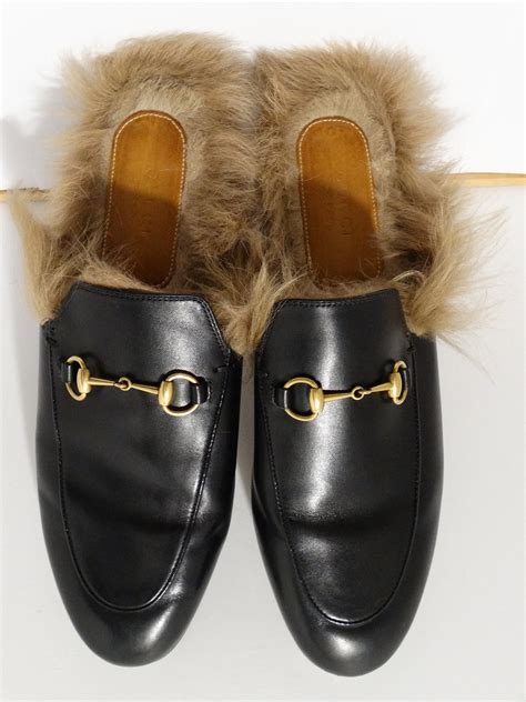 gucci fur slides cheap|gucci fur slides men's.